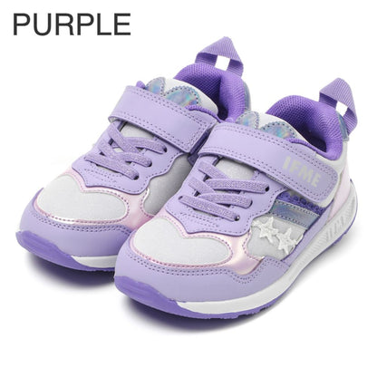 IFME Sparkling Sports Shoes (Shipped Directly from Japan) - Healthy Functional Children's Shoes (15-21cm) - Girls' Shoes 