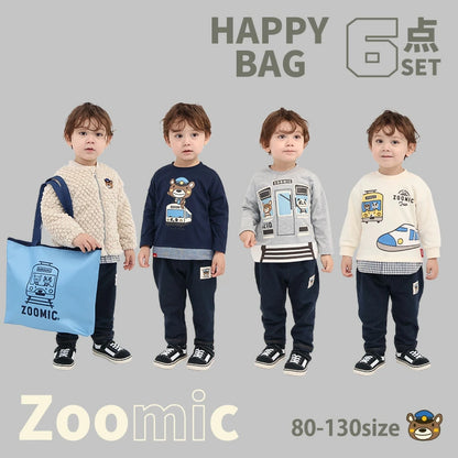 日本直送 ZOOMIC x 新幹線 福袋6點 80-130cm 男童款 2026年日本新春福袋 福袋不參與$900免運 滿$900可加$25免運 【日本預售：2026年1月1日】
