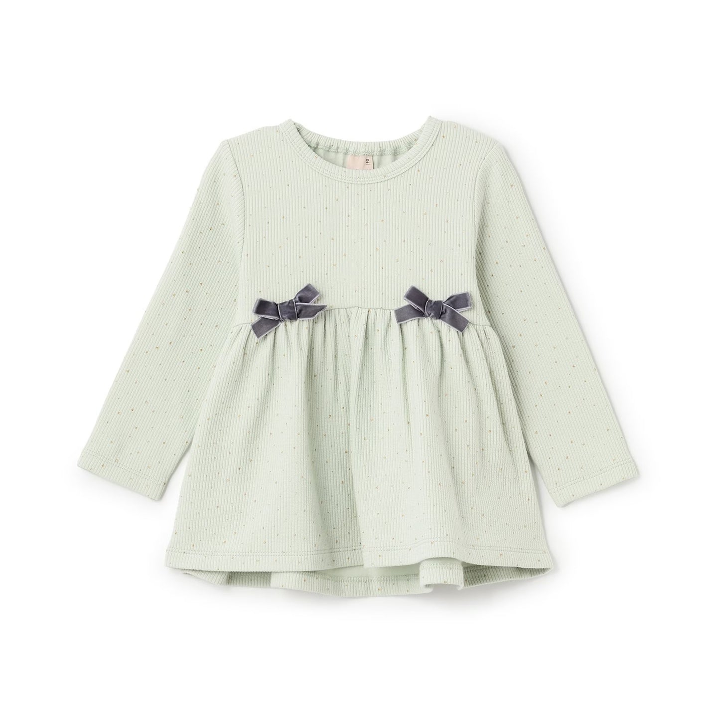 日本童裝 pe#main 抓毛蝴蝶結上衣 80-130cm 女童款 冬季 TOPS