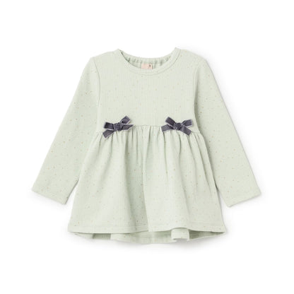 日本童裝 pe#main 抓毛蝴蝶結上衣 80-130cm 女童款 冬季 TOPS