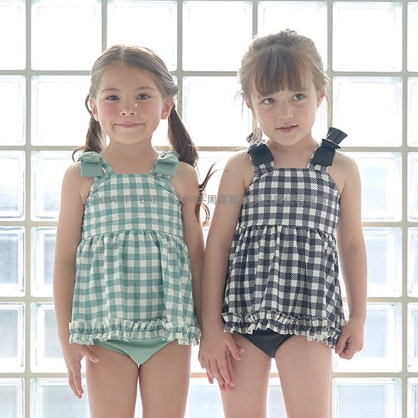 日本童裝 Ly# mine 泳衣兩件套裝 100-130cm 女童款 夏季 夏日玩水泳衣特輯