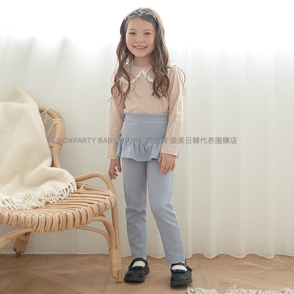 日本童裝 Ly# mine 裙邊長褲 100-140cm 女童款 夏季 PANTS