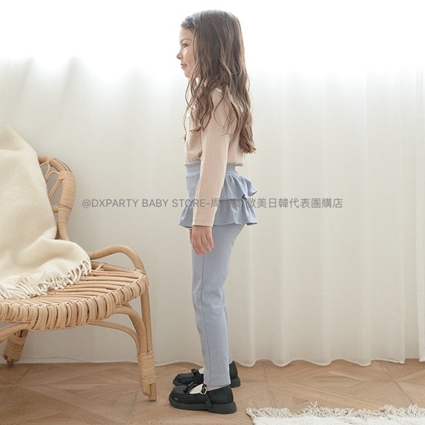 日本童裝 Ly# mine 裙邊長褲 100-140cm 女童款 夏季 PANTS