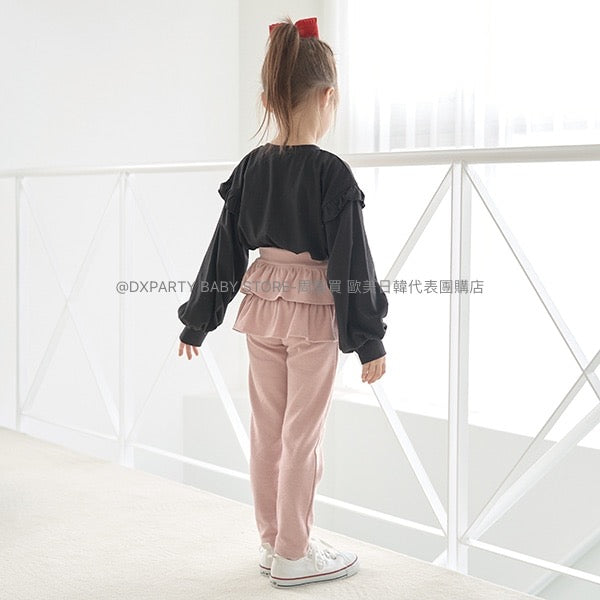 日本童裝 Ly# mine 裙邊長褲 100-140cm 女童款 夏季 PANTS