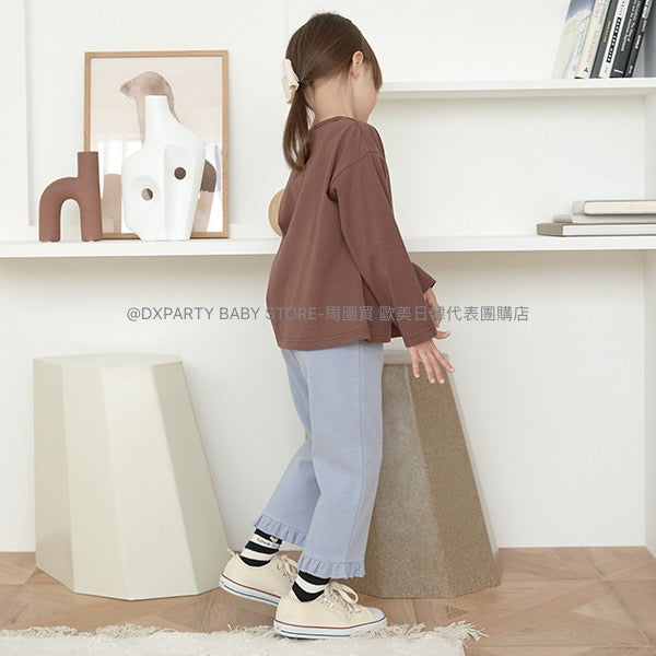 日本童裝 Ly# mine 花邊長褲 100-140cm 女童款 夏季 PANTS