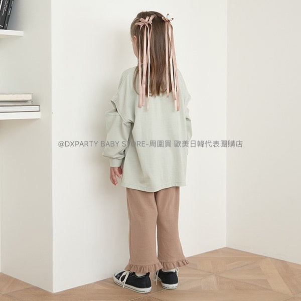 日本童裝 Ly# mine 花邊長褲 100-140cm 女童款 夏季 PANTS