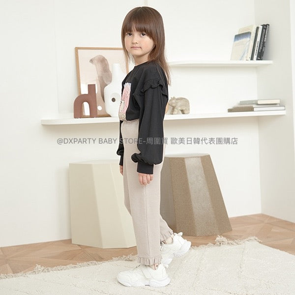 日本童裝 Ly# mine 花邊長褲 100-140cm 女童款 夏季 PANTS