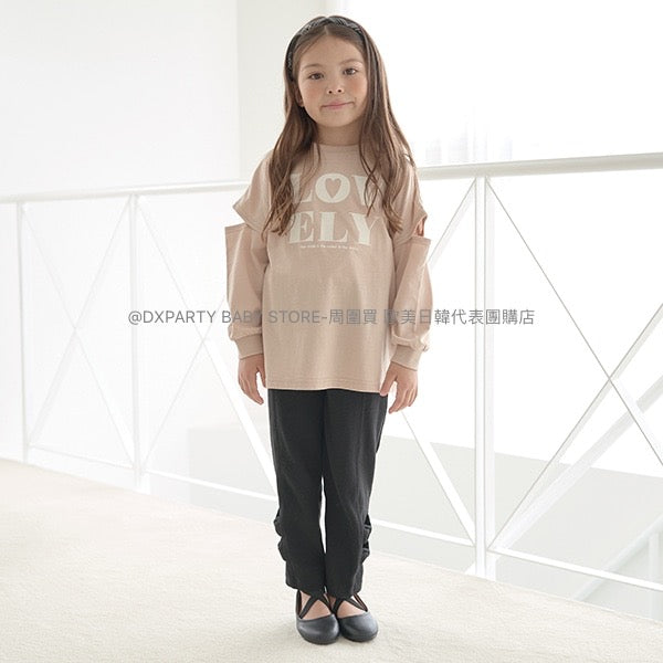 日本童裝 Ly# mine 蝴蝶結長褲 100-140cm 女童款 夏季 PANTS