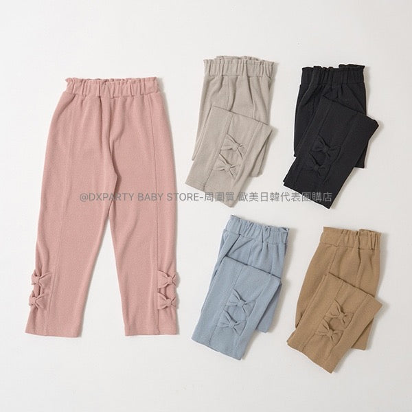 日本童裝 Ly# mine 蝴蝶結長褲 100-140cm 女童款 夏季 PANTS