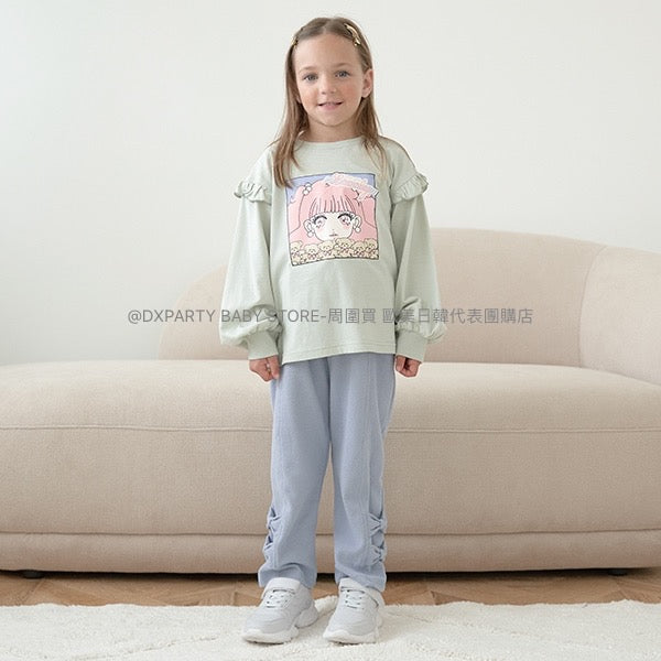 日本童裝 Ly# mine 蝴蝶結長褲 100-140cm 女童款 夏季 PANTS