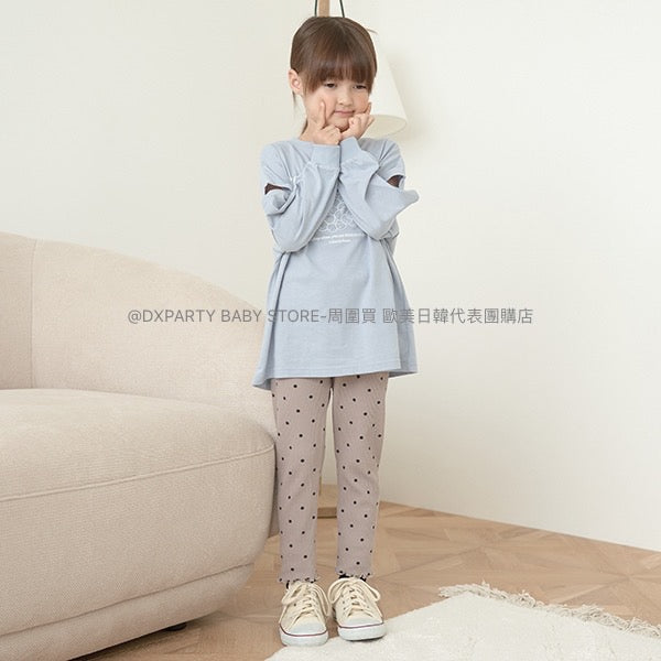 日本童裝 Ly# mine 花邊打底褲 100-150cm 女童款 秋季 PANTS