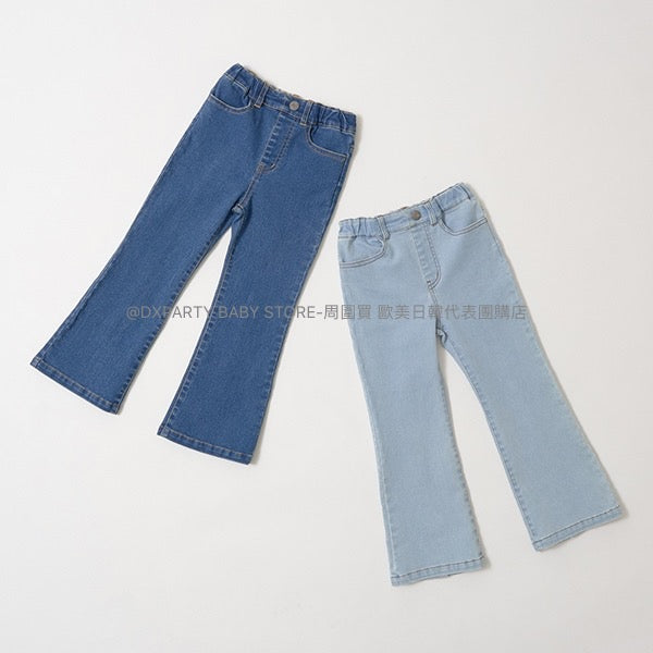 日本童裝 Ly# mine 彈力喇叭牛仔褲 100-150cm 女童款 秋季 PANTS