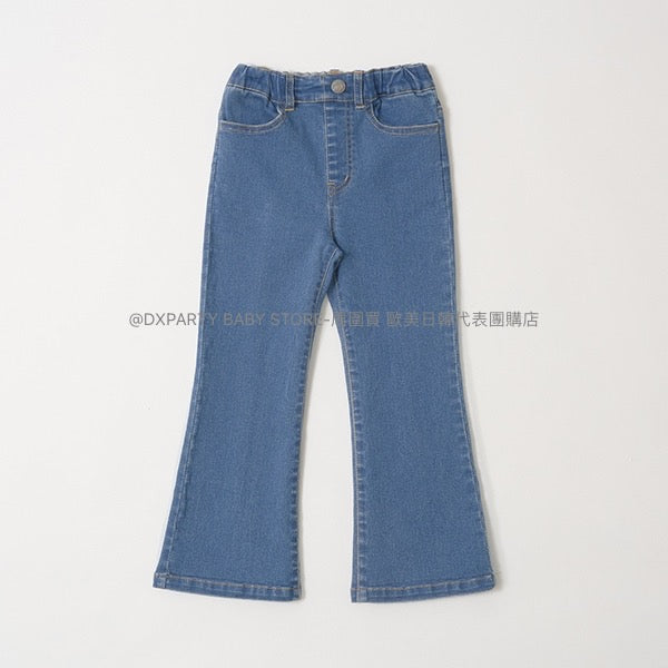 日本童裝 Ly# mine 彈力喇叭牛仔褲 100-150cm 女童款 秋季 PANTS