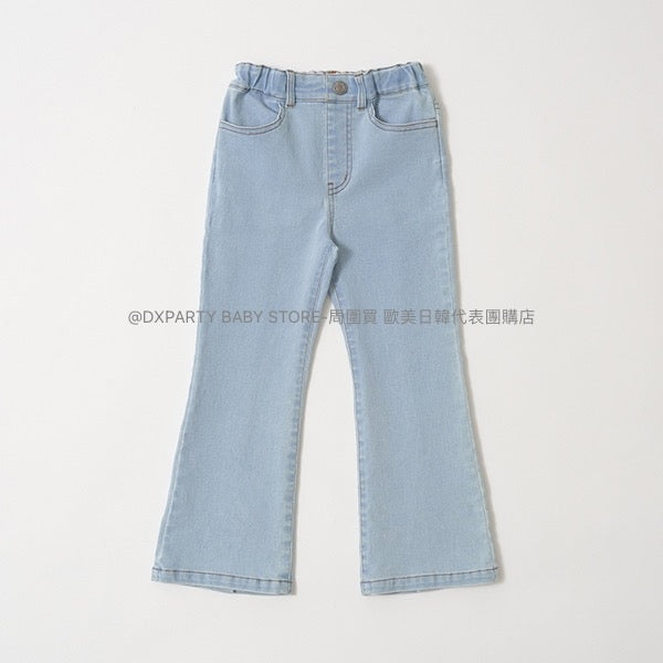 日本童裝 Ly# mine 彈力喇叭牛仔褲 100-150cm 女童款 秋季 PANTS