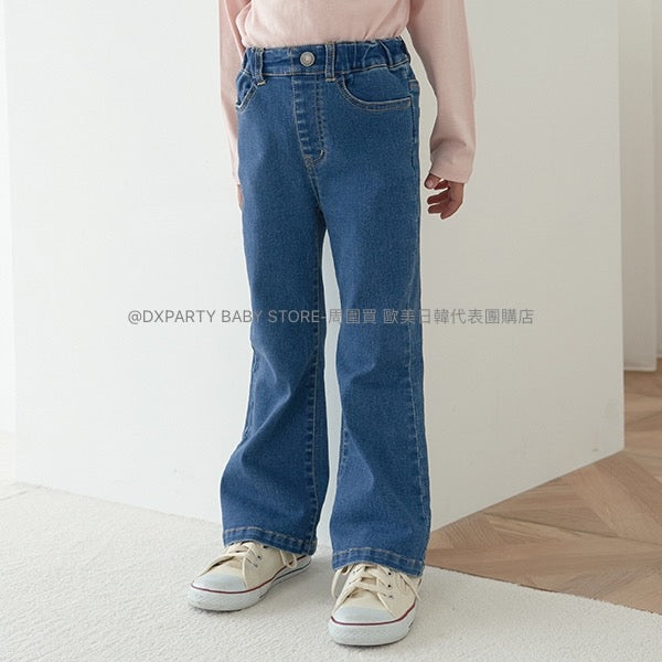 日本童裝 Ly# mine 彈力喇叭牛仔褲 100-150cm 女童款 秋季 PANTS