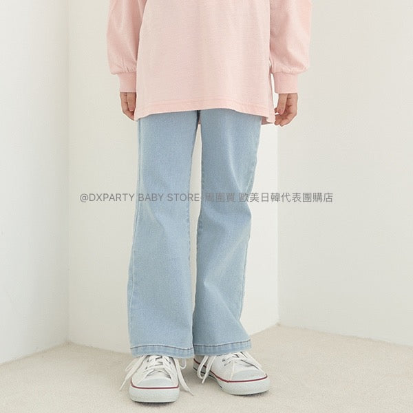 日本童裝 Ly# mine 彈力喇叭牛仔褲 100-150cm 女童款 秋季 PANTS