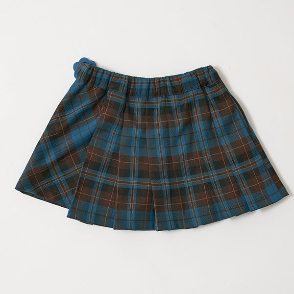 日本童裝 Ly# mine 格仔百摺短裙 100-150cm 女童款 秋季 SKIRTS