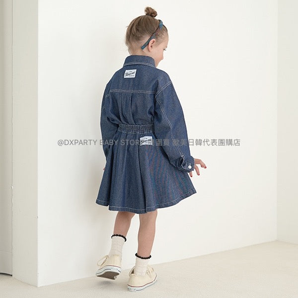 日本童裝 Ly# mine 柔軟心形刺繡短裙 100-150cm 女童款 秋季 SKIRTS