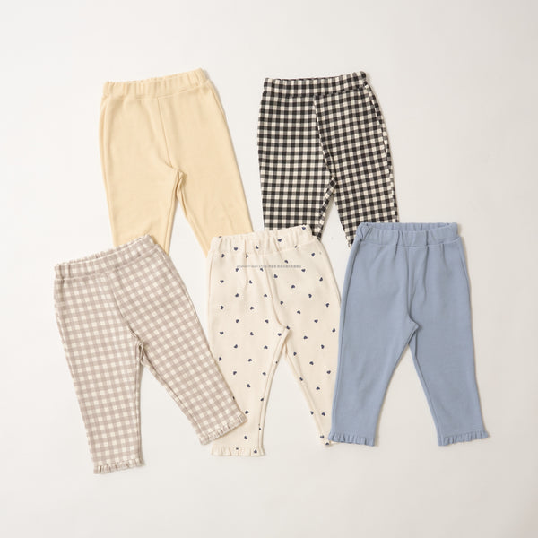 日本童裝 Ly# mine 接觸冷感 皺褶七分長褲 100-140cm 女童款 夏季 PANTS