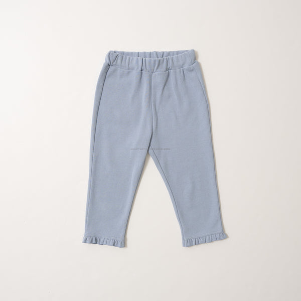 日本童裝 Ly# mine 接觸冷感 皺褶七分長褲 100-140cm 女童款 夏季 PANTS