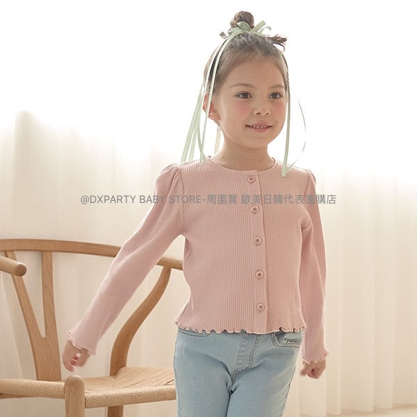 日本童裝 Ly# mine 針織薄外套 100-150cm 女童款 秋季 OUTERWEAR