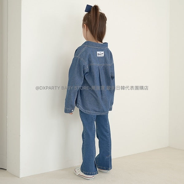 日本童裝 Ly# mine 牛仔外套 100-150cm 女童款 秋季 OUTERWEAR