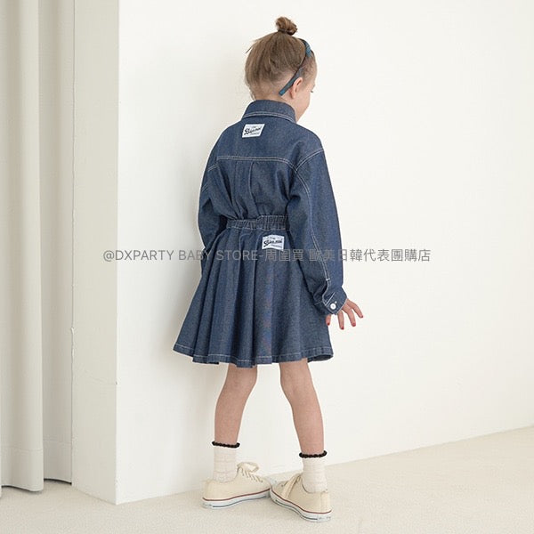 日本童裝 Ly# mine 牛仔外套 100-150cm 女童款 秋季 OUTERWEAR