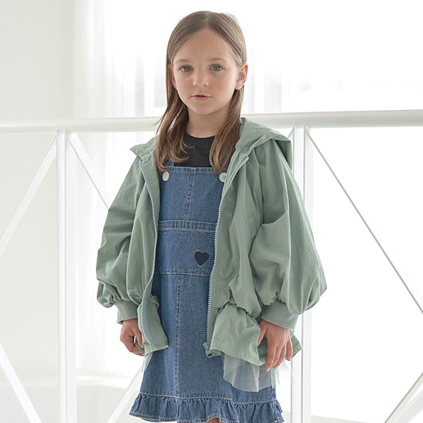 日本童裝 Ly# mine 蕾絲收腰外套 100-150cm 女童款 秋季 OUTERWEAR