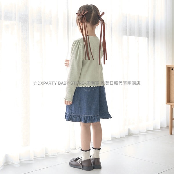 日本童裝 Ly# mine 牛仔吊帶裙 100-150cm 女童款 秋季 DRESSES