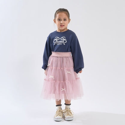 Japanese children's clothing Ly# mine tulle skirt 100-150cm girls spring and summer SKIRTS 