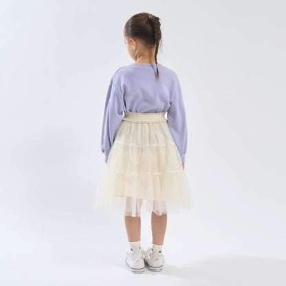 Japanese children's clothing Ly# mine tulle skirt 100-150cm girls spring and summer SKIRTS 