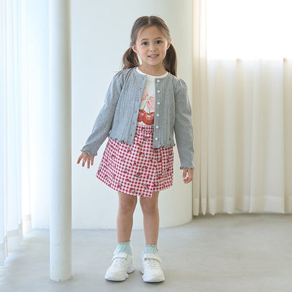 Japanese children's clothing Ly# mine waterproof series skirt pants 100-150cm girls spring and summer PANTS 