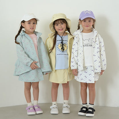 Japanese children's clothing Ly# mine waterproof series skirt pants 100-150cm girls spring and summer PANTS 
