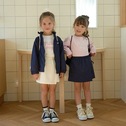 Japanese children's clothing Ly# mine waterproof series skirt pants 100-150cm girls spring and summer PANTS 