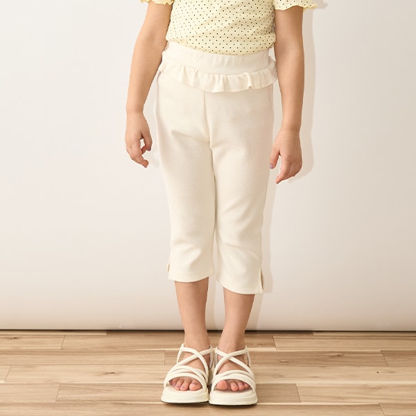 日本童裝 Ly# mine 裙邊打底七分褲 100-140cm 女童款 春夏季 PANTS