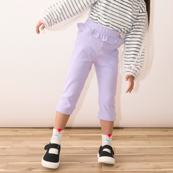 日本童裝 Ly# mine 裙邊打底七分褲 100-140cm 女童款 春夏季 PANTS