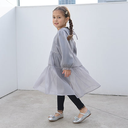 Japanese children's clothing Ly# mine mesh edge leggings 100-150cm girls spring and summer PANTS 