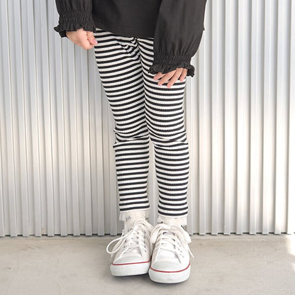 Japanese children's clothing Ly# mine mesh edge leggings 100-150cm girls spring and summer PANTS 