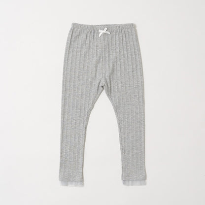 Japanese children's clothing Ly# mine mesh edge leggings 100-150cm girls spring and summer PANTS 