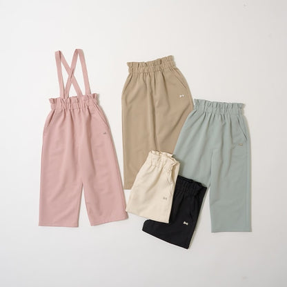 Japanese children's clothing Ly# mine suspender pants (suspenders are removable) 100-150cm girls' spring and summer PANTS 