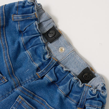 Japanese children's clothing Ly# mine flared jeans 100-150cm girls spring and summer PANTS 