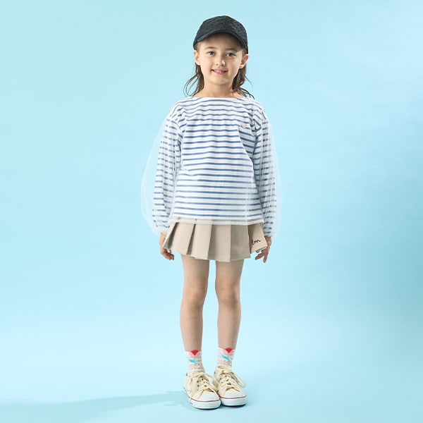 日本童裝 Ly# mine 百摺裙褲 100-150cm 女童款 春夏季 PANTS
