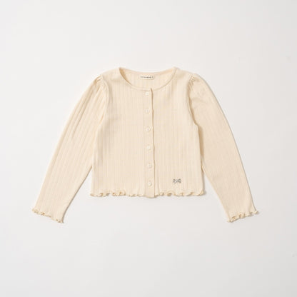 Japanese children's clothing Ly# mine knitted jacket 100-150cm girls spring and summer OUTERWEAR 