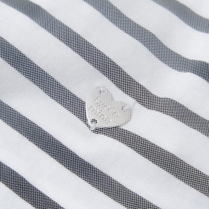 Japanese children's clothing Ly# mine mesh sleeve top 100-150cm girls spring and summer TOPS 