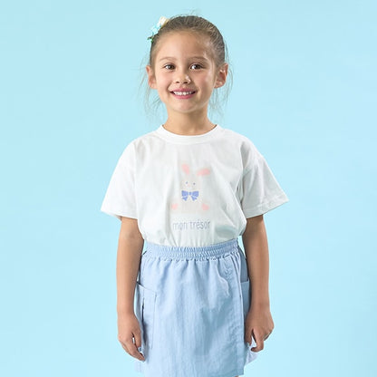 Japanese children's clothing Ly# mine cute pattern top 100-150cm girls spring and summer TOPS 