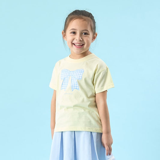Japanese children's clothing Ly# mine cute pattern top 100-150cm girls spring and summer TOPS 