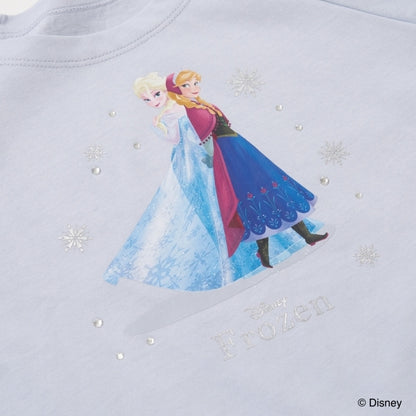 Japanese children's clothing Ly# mine x Disney seersucker sleeve top 100-140cm girls spring and summer TOPS 