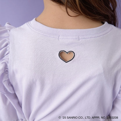Japanese children's clothing Ly# mine x Sanrio small flying sleeve top 100-140cm girls spring and summer TOPS 