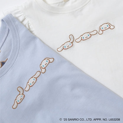 Japanese children's clothing Ly# mine x Sanrio small flying sleeve top 100-140cm girls spring and summer TOPS 