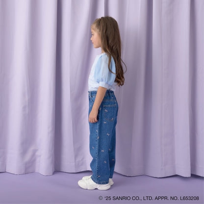 日本童裝 Ly# mine x Sanrio 泡泡袖上衣 100-140cm 女童款 春夏季 TOPS